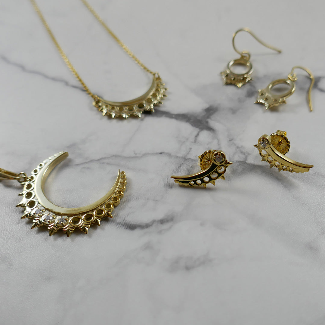 Waning Moon Necklace