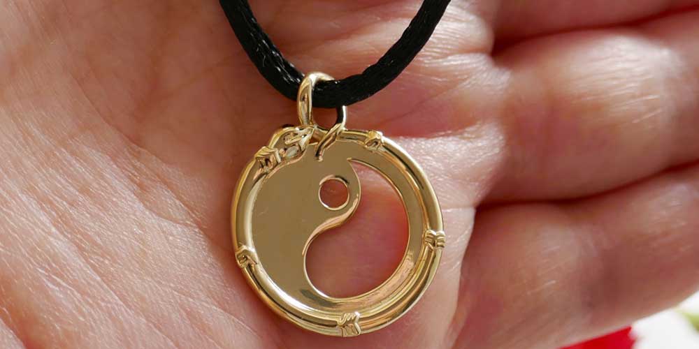 Ying-Yang Unity Charm made with 100% Fairmined solid gold