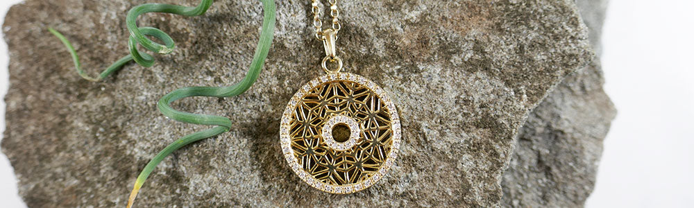 Solar collection necklaces