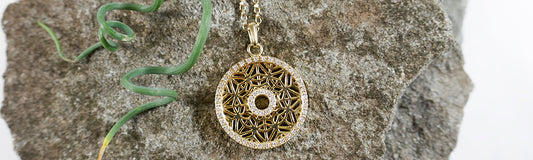 Solar collection necklaces