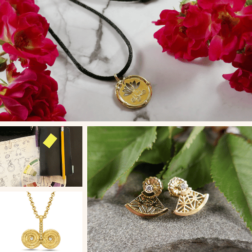 Unique jewelry unity charm in Fairmined gold Unique jewelry unity charm in Fairmined gold